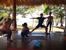 Yoga teacher training in a surf camp